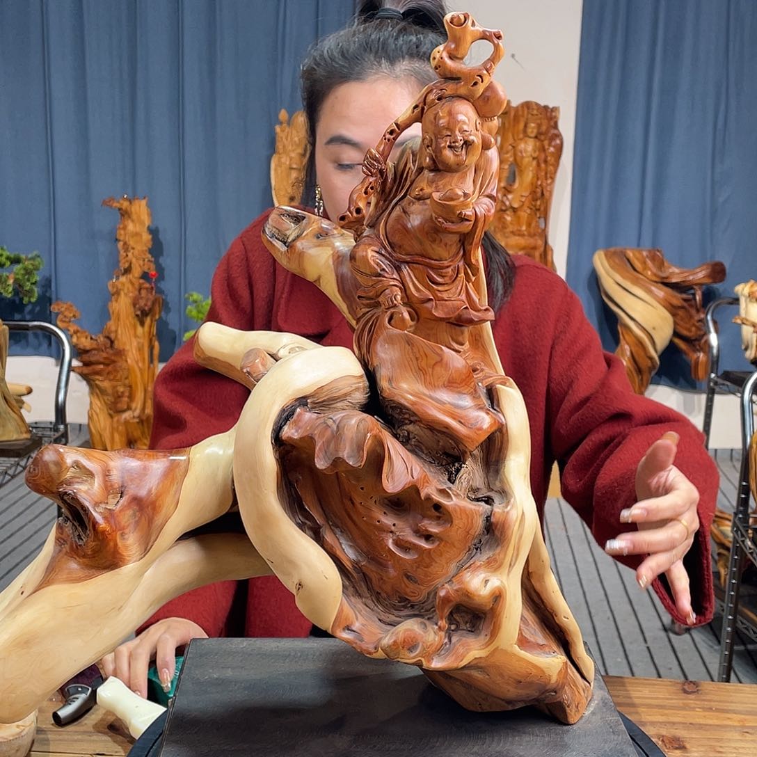 柏木（崖柏）随型摆件