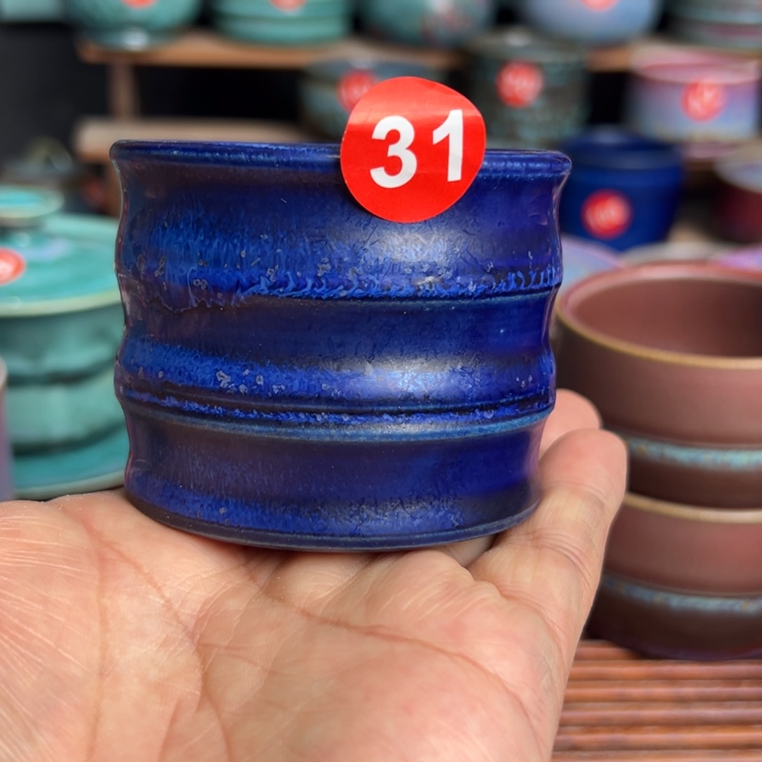 手工制作钧窑茶器