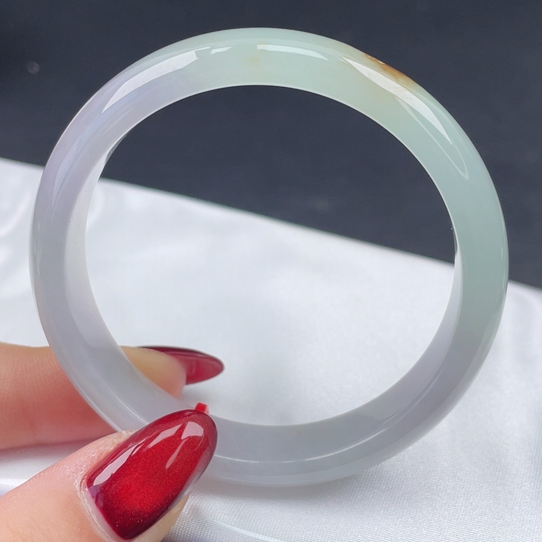 翡翠未镶嵌手镯52圈口