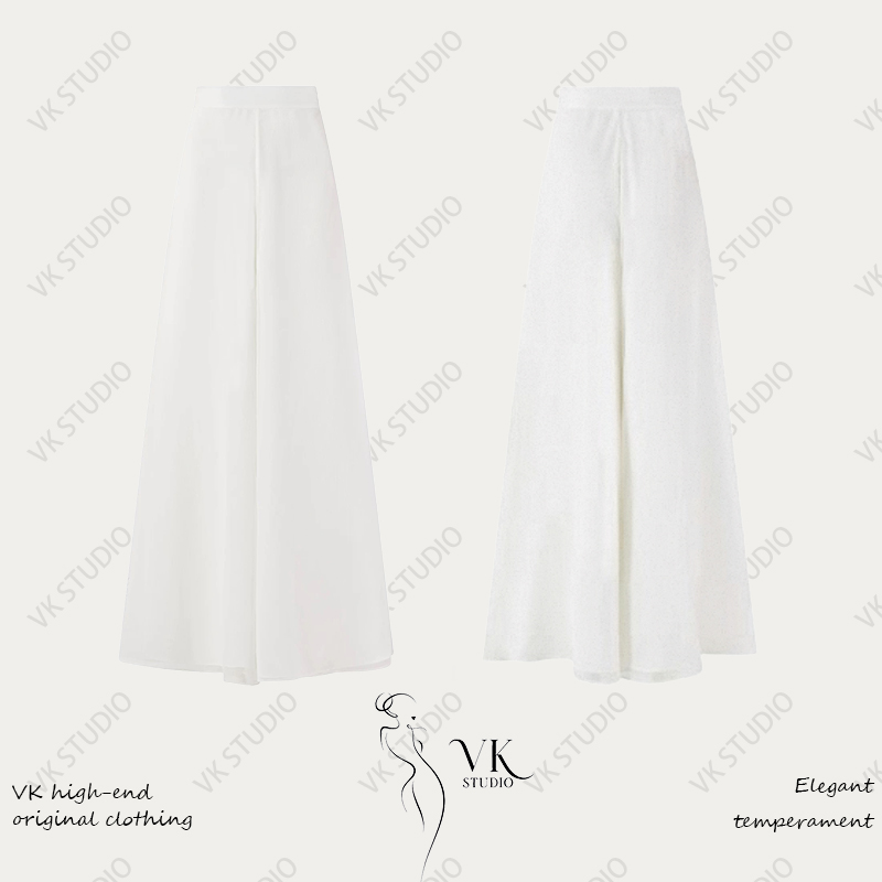VK Studio夏季新款休闲宽松高腰阔腿裤【VK1082】