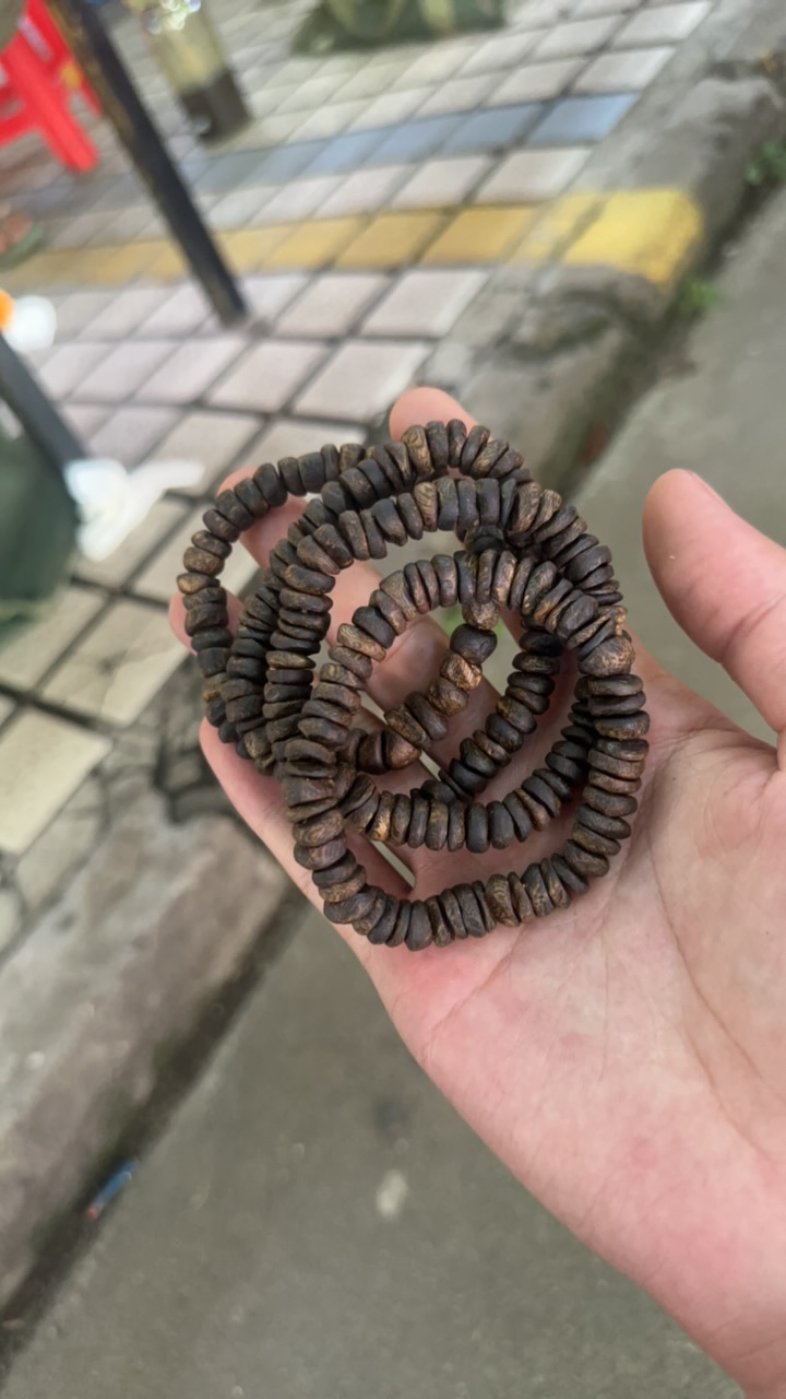 沉香【市寻琼香】海南沉香随型沉水手串7克➕多样性发一@@6-7-14