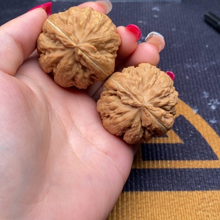 &***果文玩核桃把件霸王龙