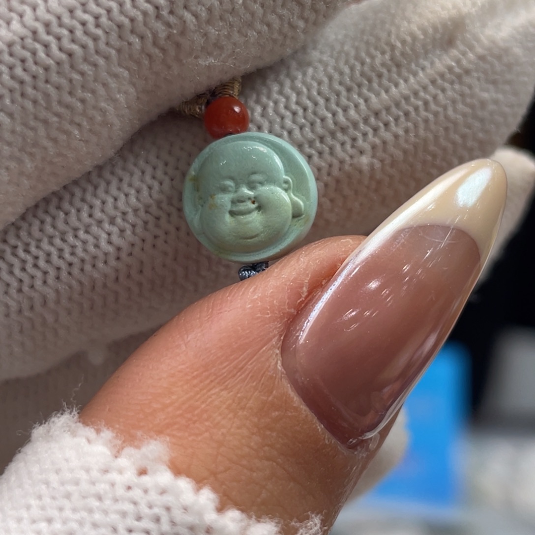 绿松石未镶嵌挂件