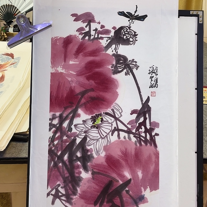 国画张圣敏先生纯手绘作品