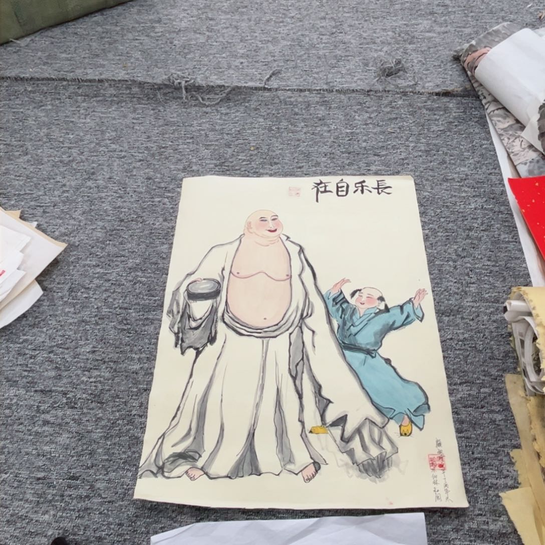 国画37.51顾敏珍老师绘画微瑕介意慎拍