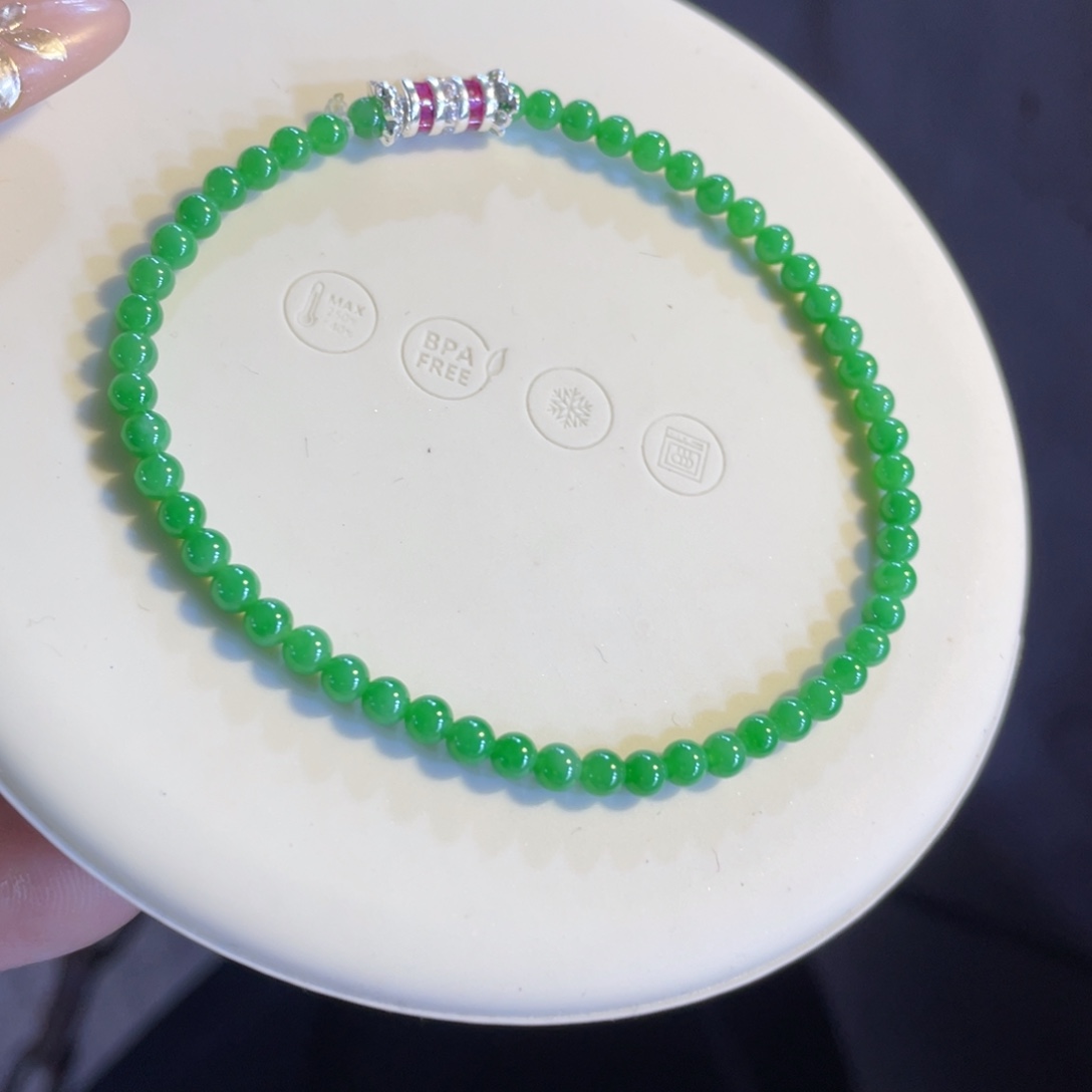 颈饰未镶嵌翡翠小米珠