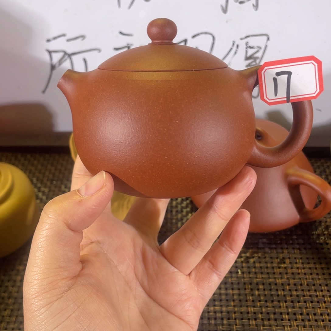 紫砂茶壶西施全手