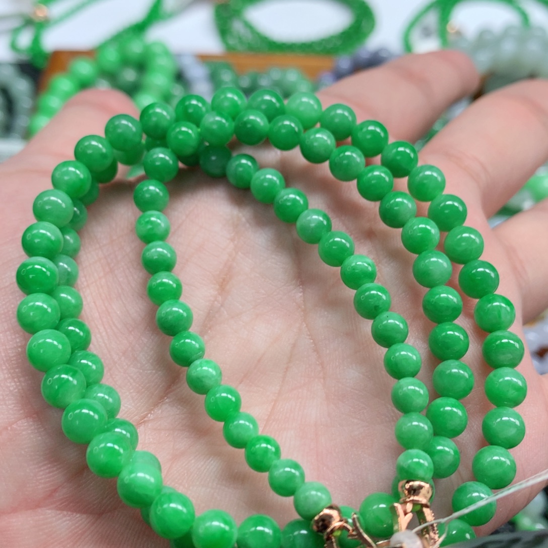 未镶嵌手链翡翠翡翠