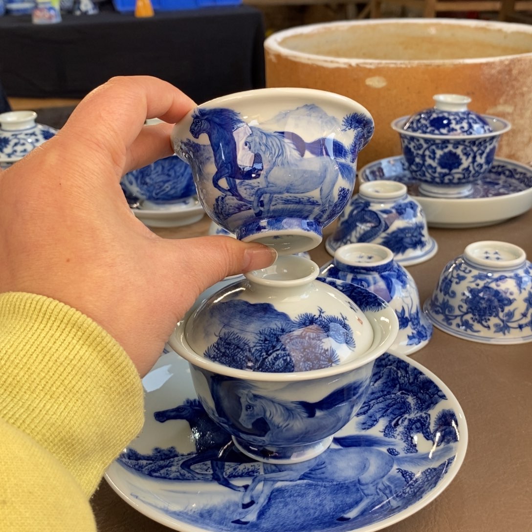 杯张*果景德镇陶瓷手工手绘