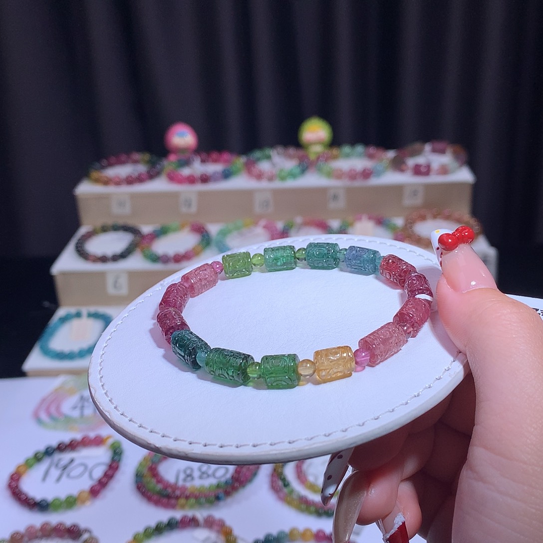 碧玺手链未镶嵌碧玺