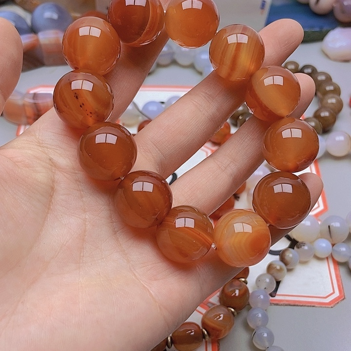 【闪购商品】玛瑙/玉髓未镶嵌珠宝半成品勇*