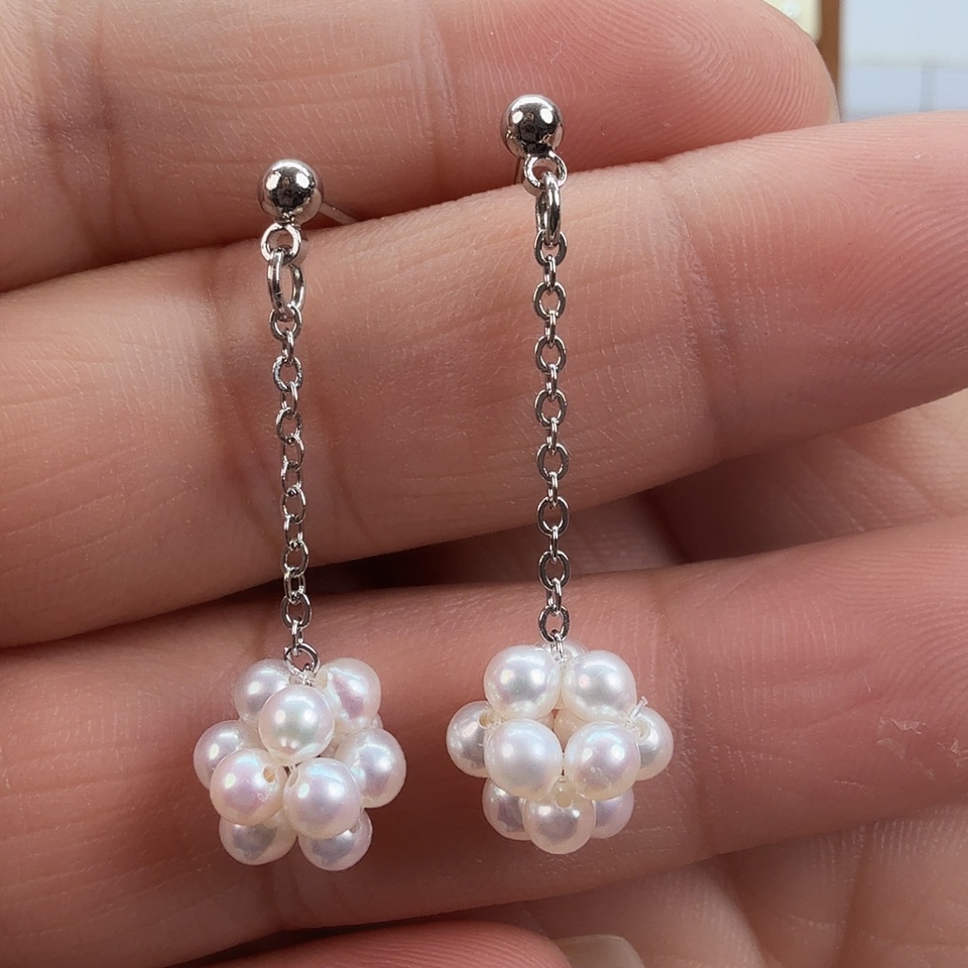 未镶嵌淡水珍珠耳饰