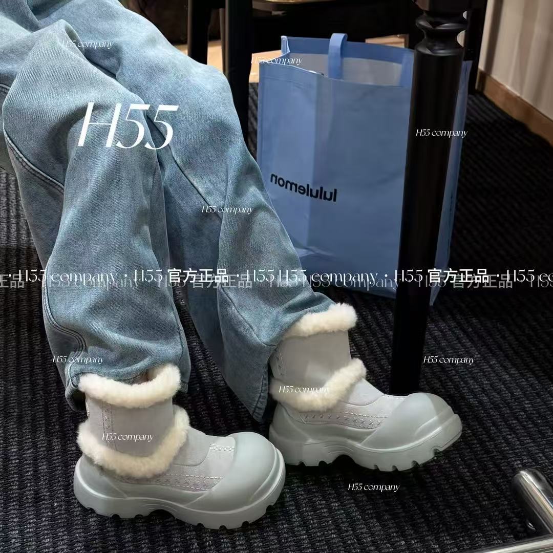 云朵奶糖-超暖暴走大头懒人雪地靴5cm19-3099-5【X】