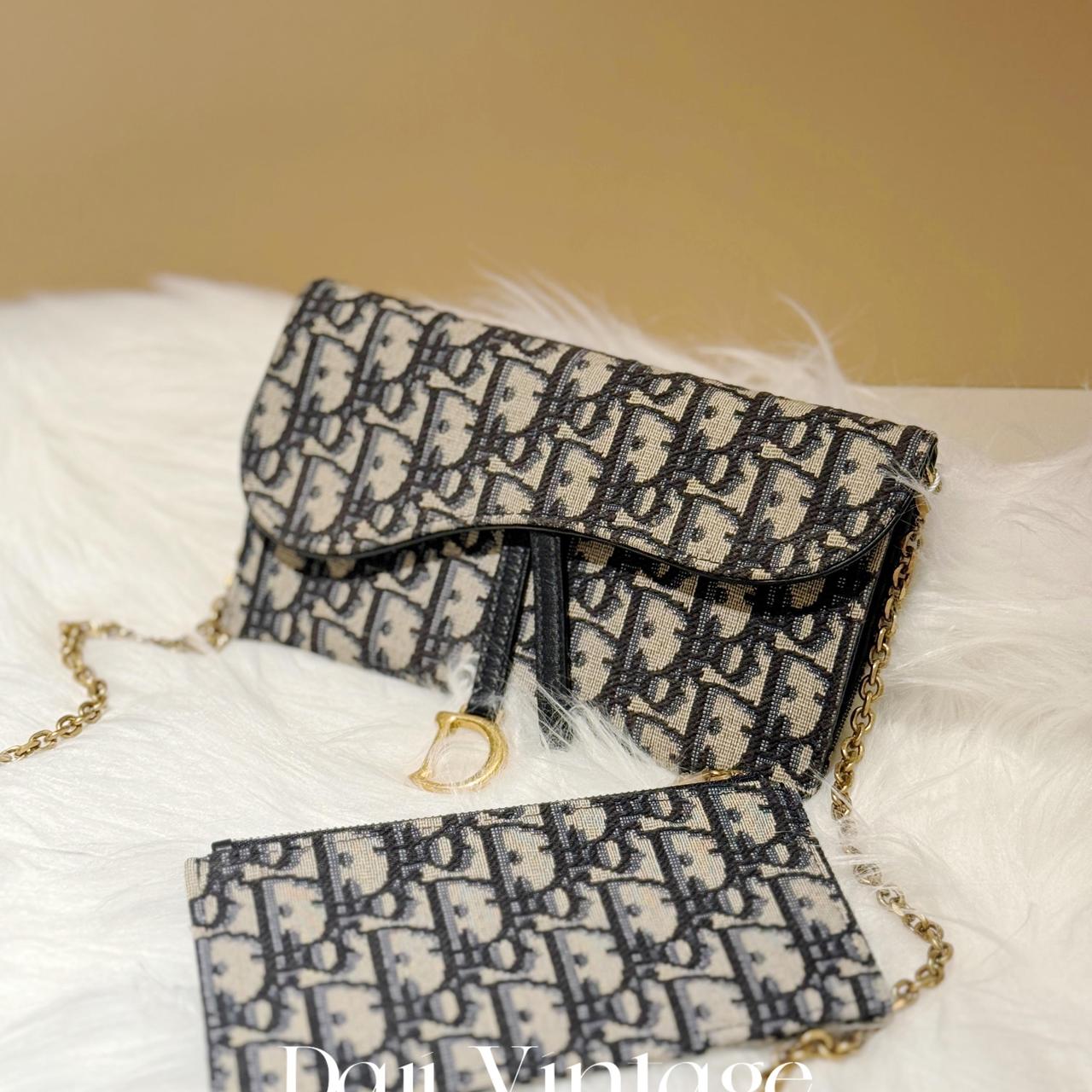 99新 DIOR/迪奥 大吉中古/迪奥二合一信封斜挎包
