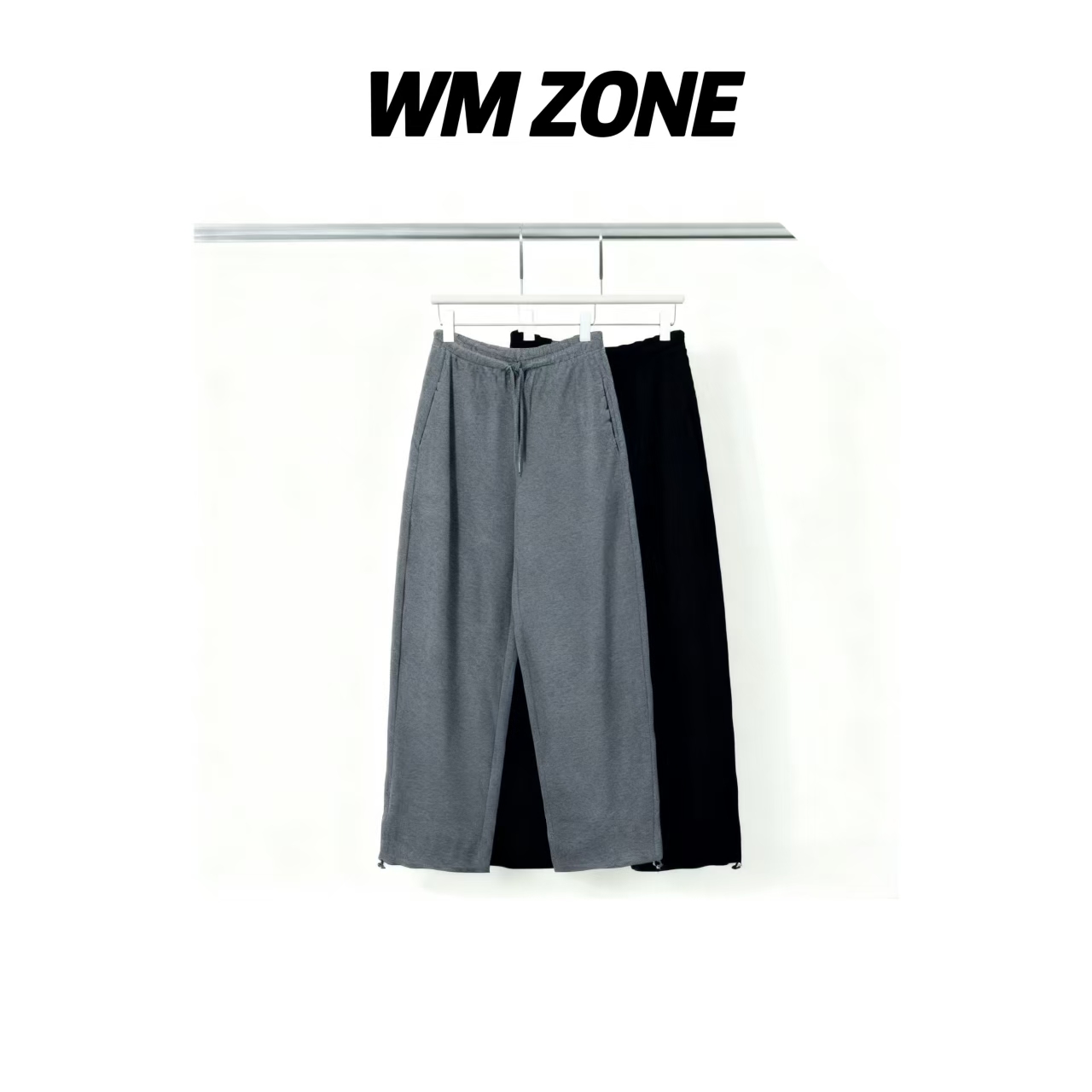 WM  3-8-3968  2F-1065  抽绳束脚休闲长裤