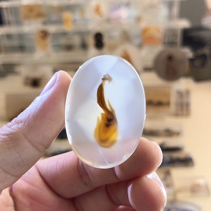 玛瑙/玉髓未镶嵌吊坠(不含链)