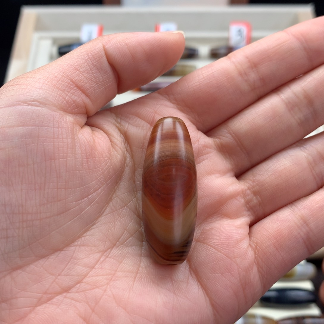 玛瑙/玉髓手链未镶嵌骅*