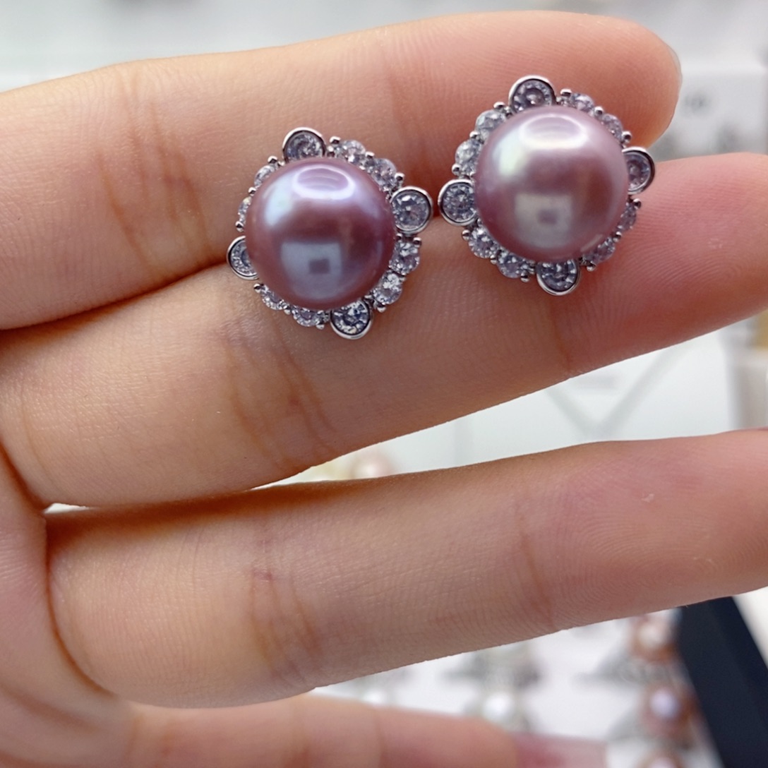 未镶嵌淡水珍珠耳饰