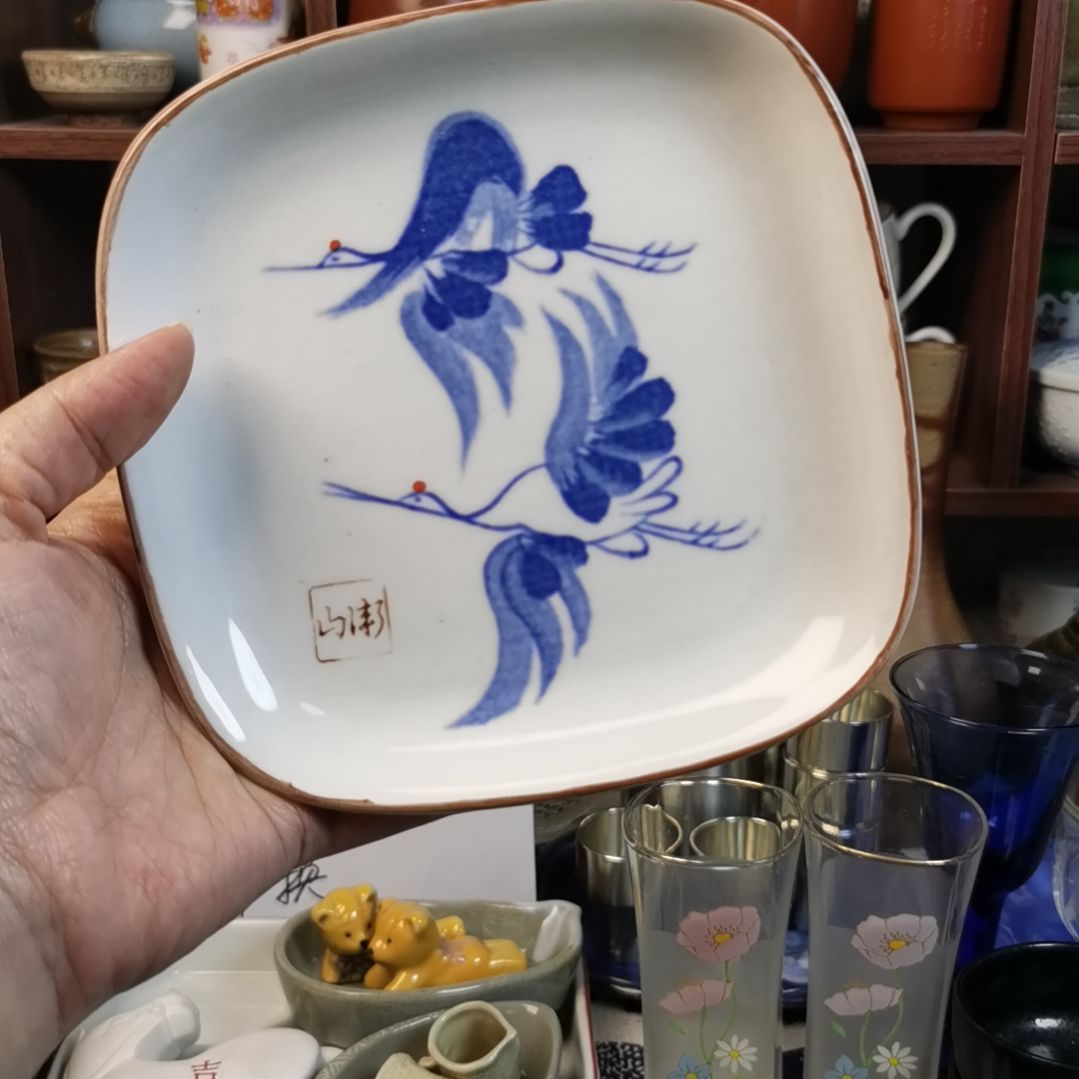 紫砂茶案陶瓷杯子碟子碗静