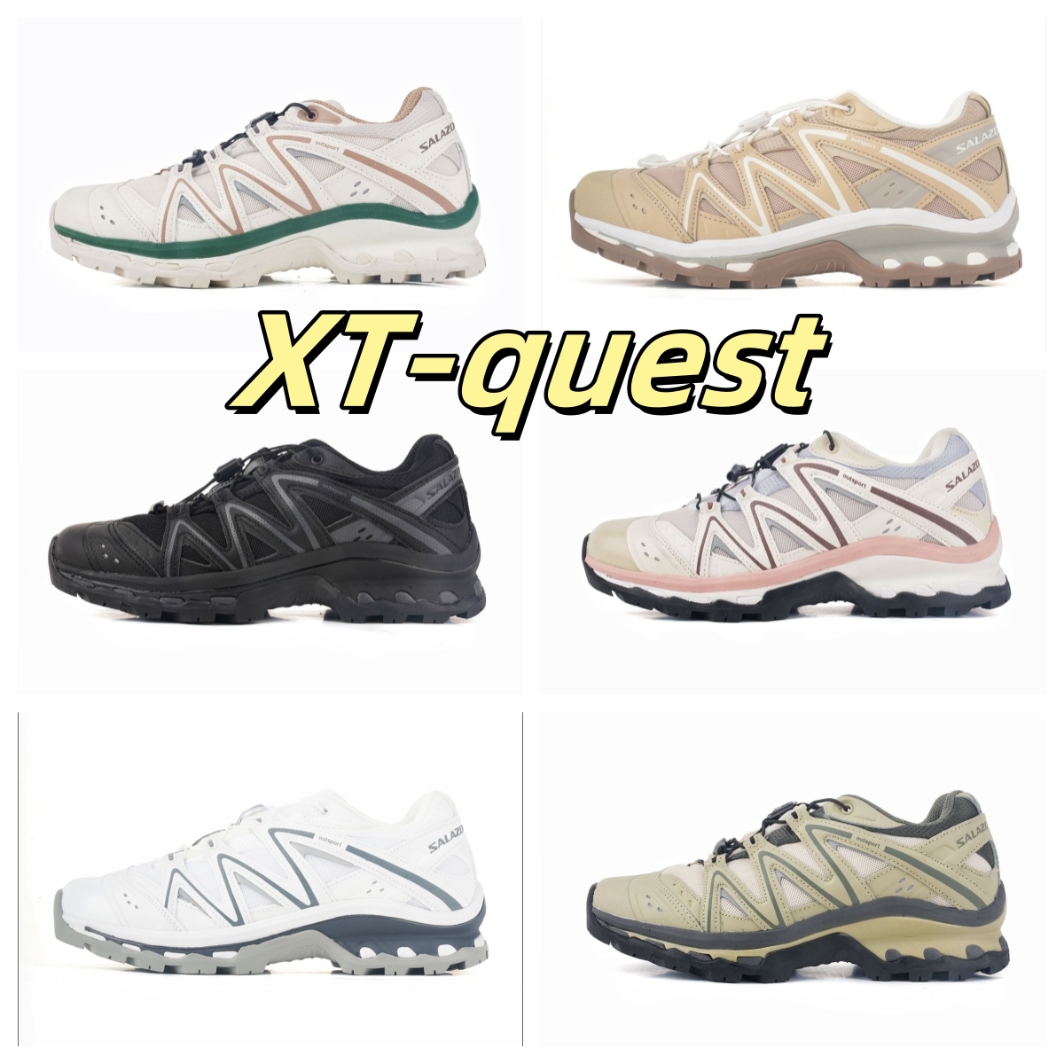  Quest 复古户外机能徒步登山鞋露营情侣同款