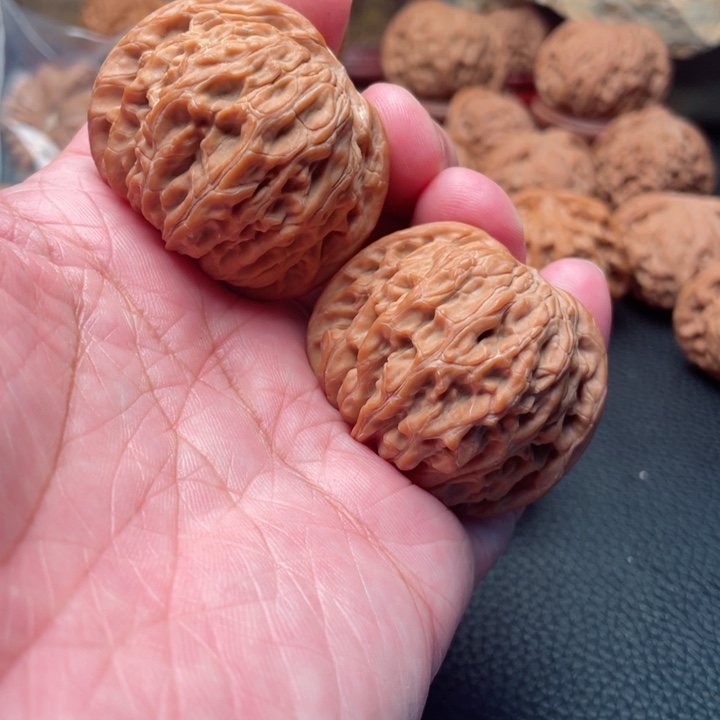 文玩核桃把件43全品山地磨盘蝴蝶磨