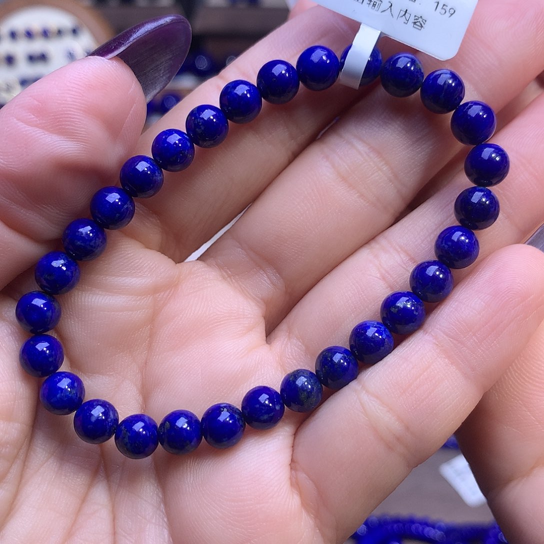 青金石未镶嵌6.5m捡漏