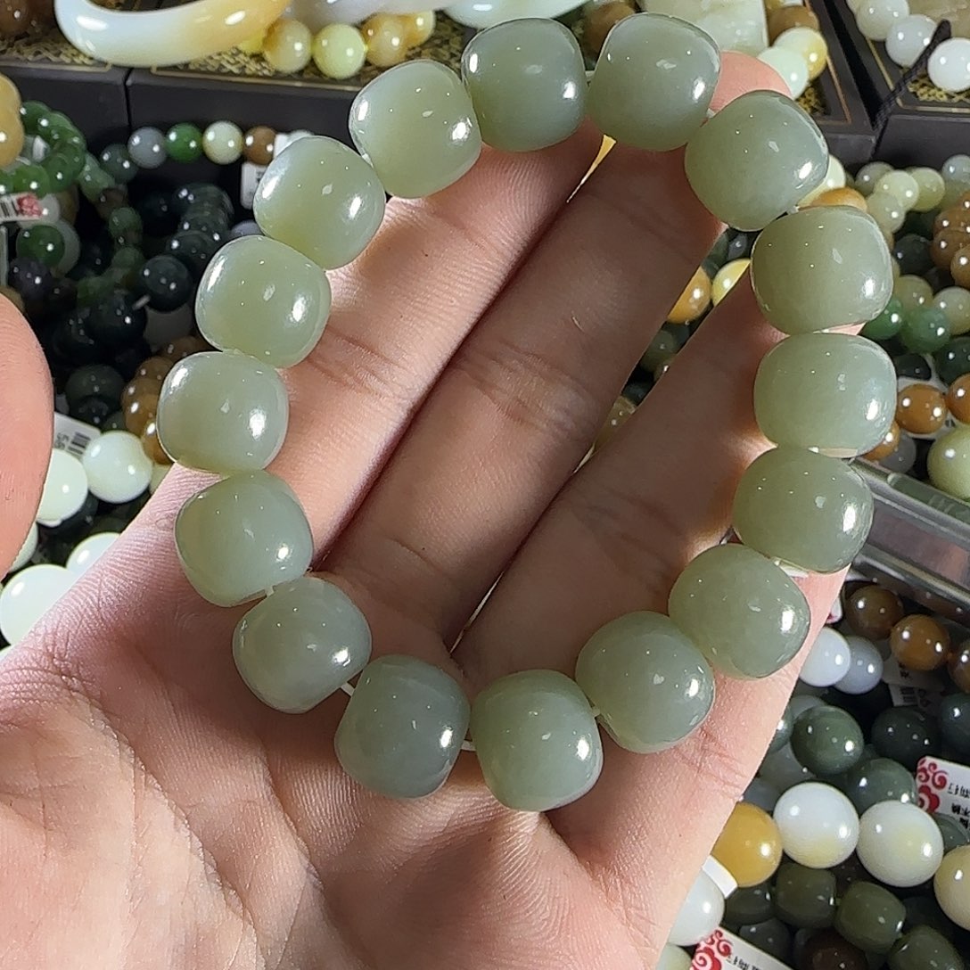 和田玉手链未镶嵌127