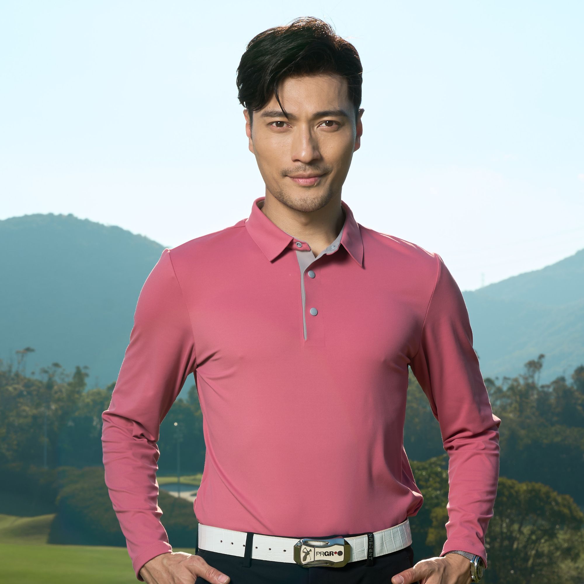NAGOLF恩爱高尔夫服装秋冬长袖运动户外上衣男
