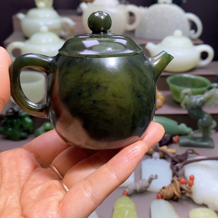 和田玉茶壶未镶嵌