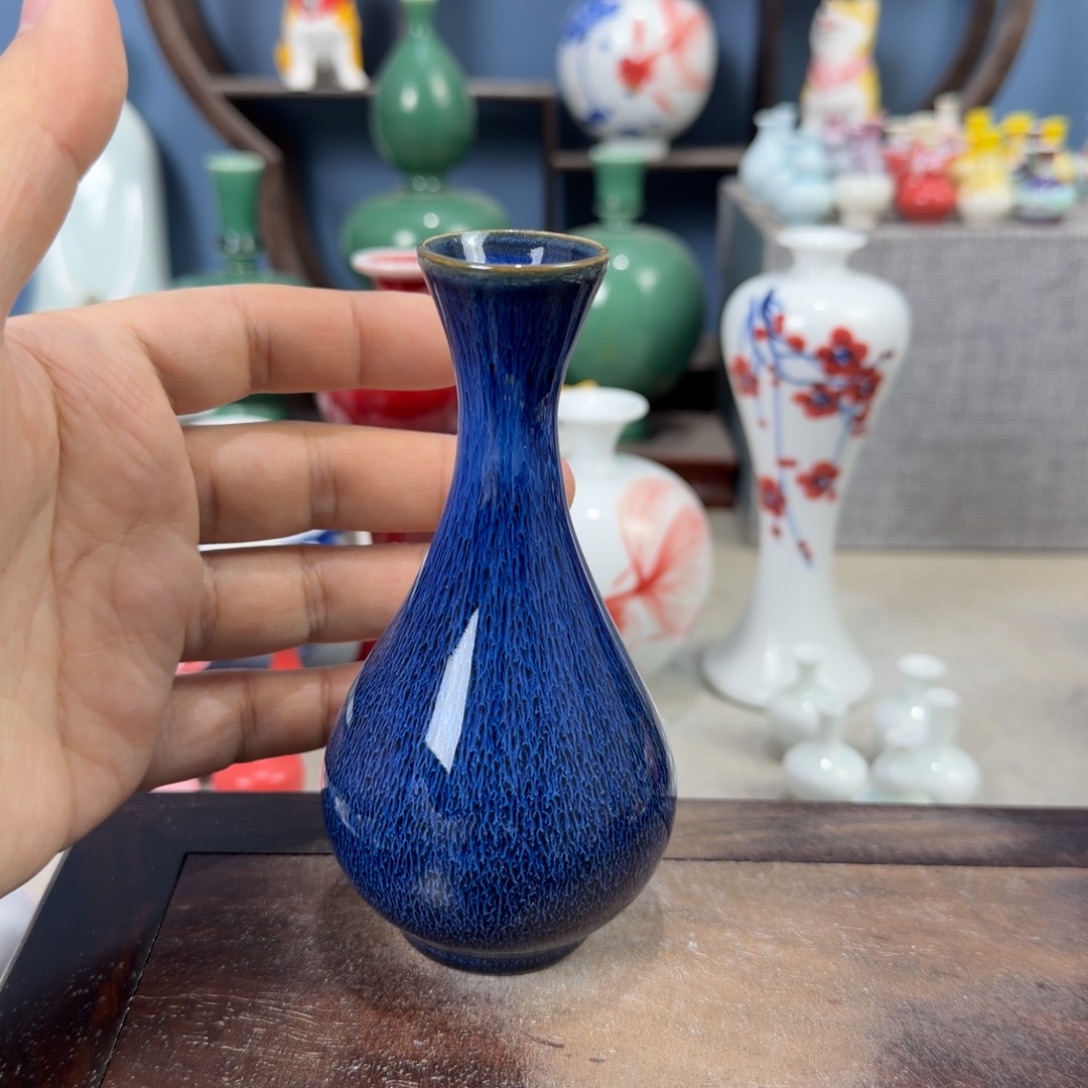 陶瓷手工小花器摆件