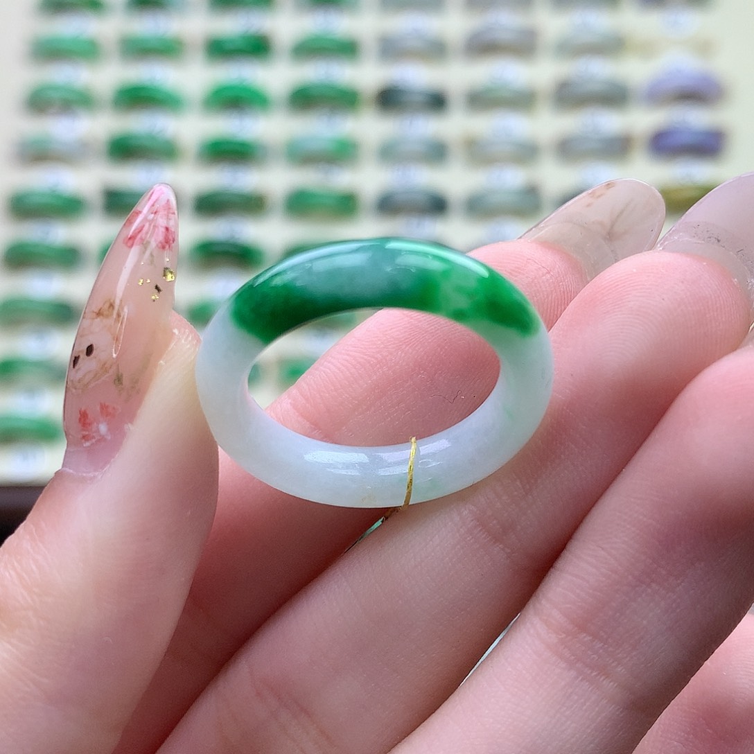 翡翠未镶嵌戒圈港19