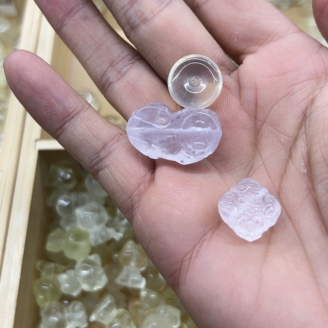 未镶嵌手链水晶柠檬晶平安扣