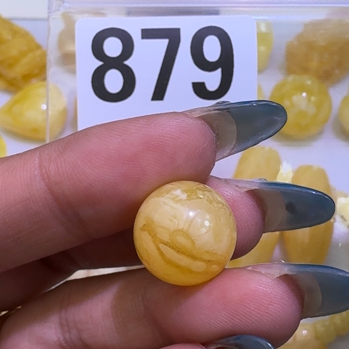 广***角裸石琥珀未镶嵌14微瑕