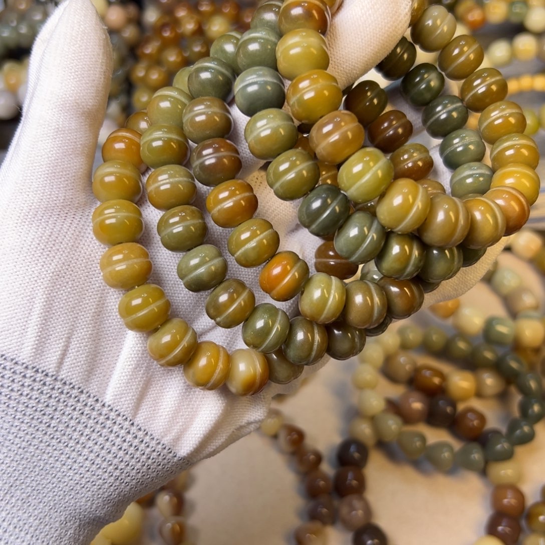 菩提根/象牙果手串花皮蛋堡卡12.5