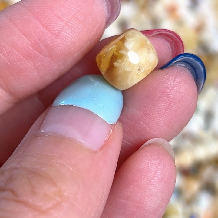 未镶嵌蜜蜡裸石10mm一个