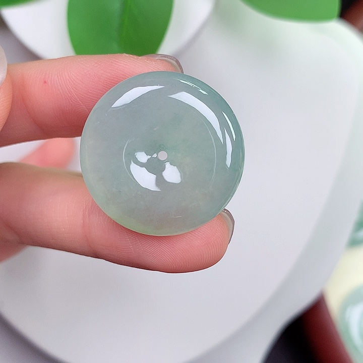 颈饰未镶嵌翡翠25.1-5.8mm