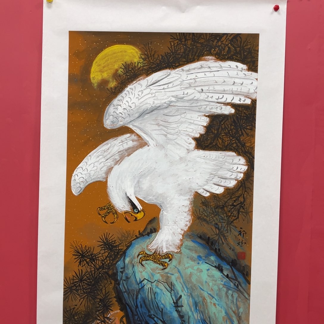 国画国画作品集一个由