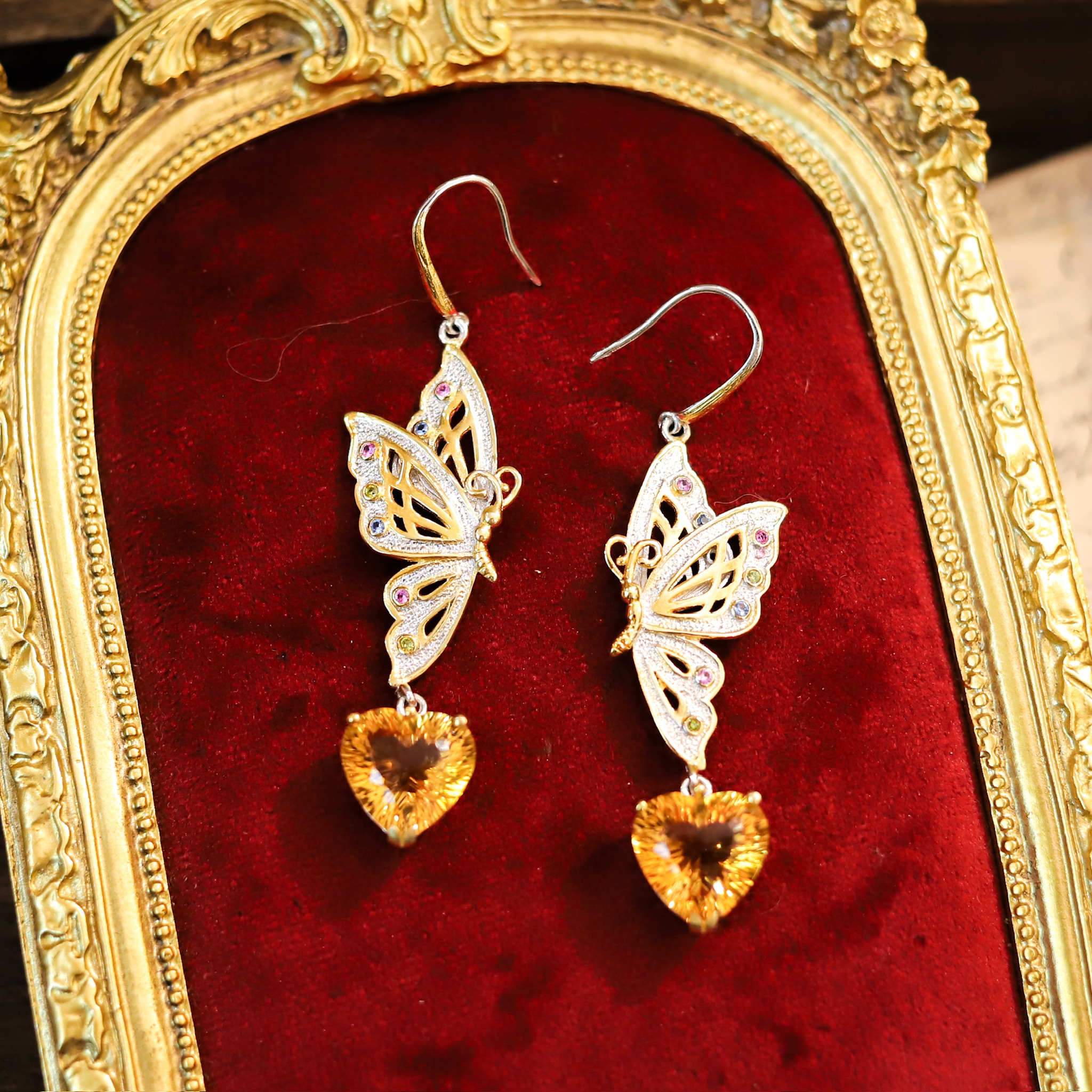 925银耳饰 意大利艺术家 作品耳饰 手工简约小众长款