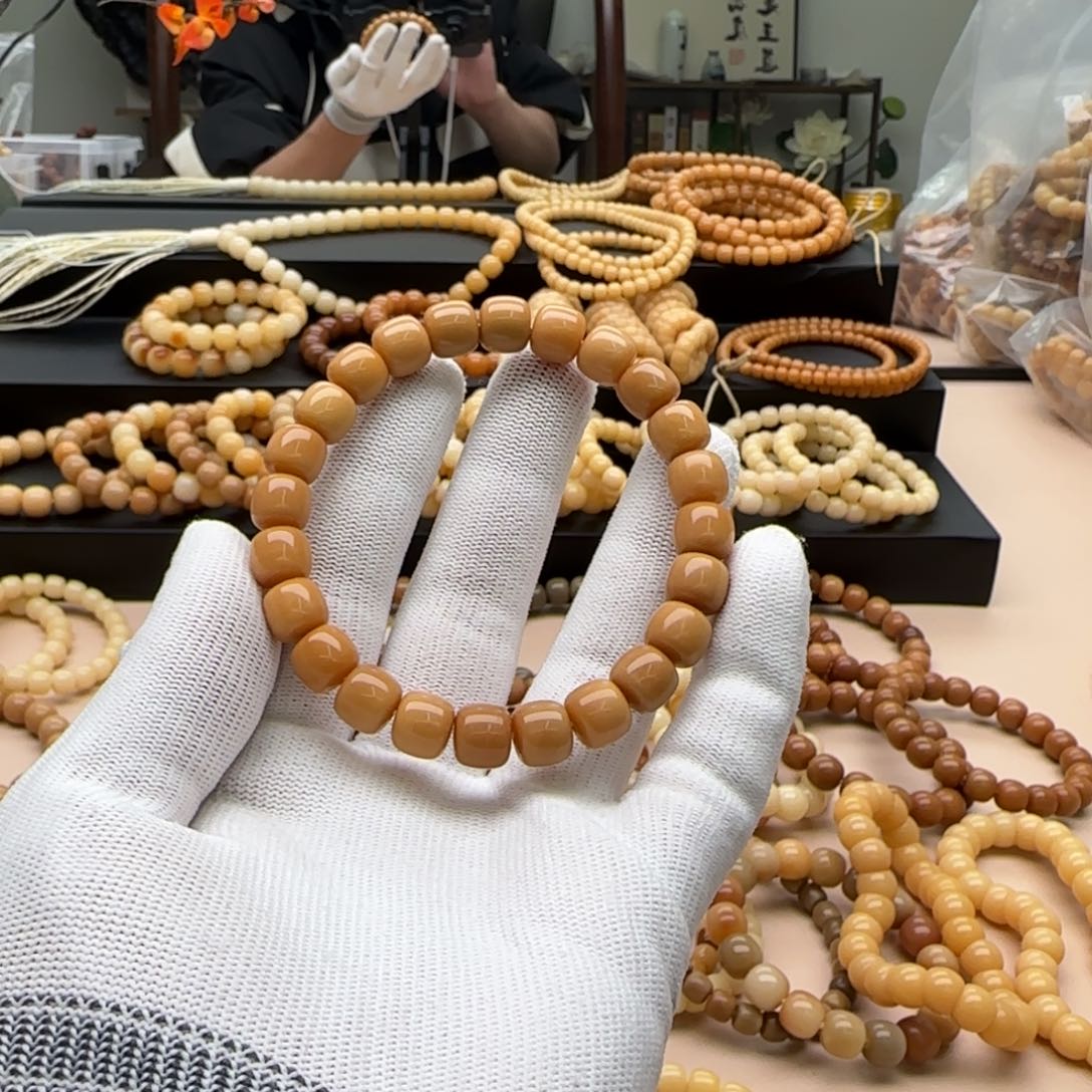 【闪购商品】菩提根/象牙果手串9.10。11年 鬼工