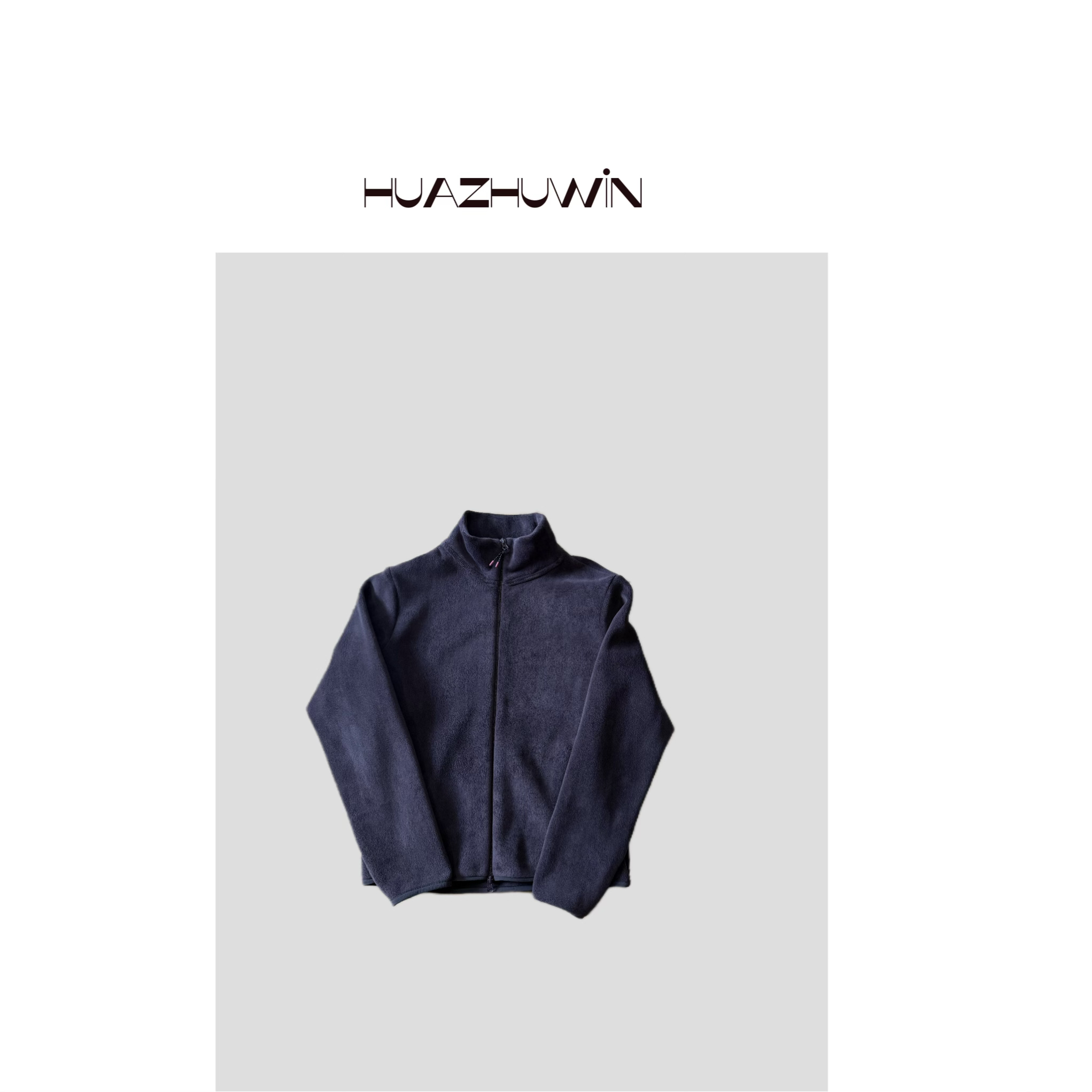 HZ-私服定制紫色双拉链双皮奶外套