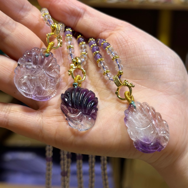 合金吊坠 凤九裸石吊坠 