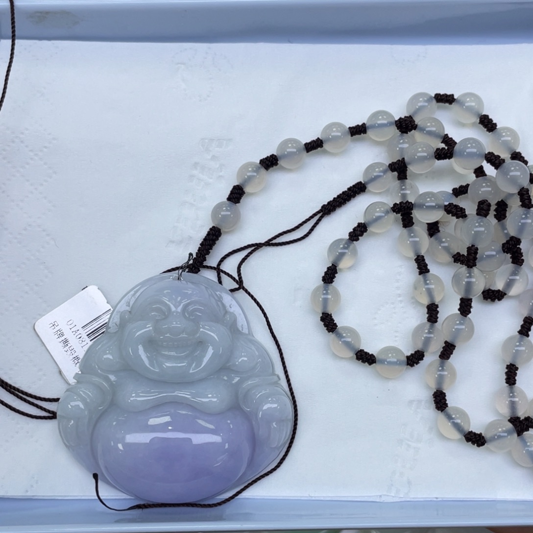 颈饰未镶嵌翡翠佛公