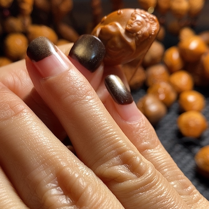 吊坠橄榄核花*生命源美女