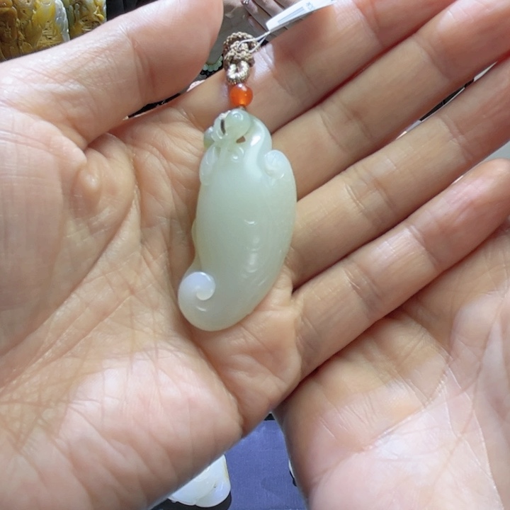 和田玉吊坠(不含链)未镶嵌