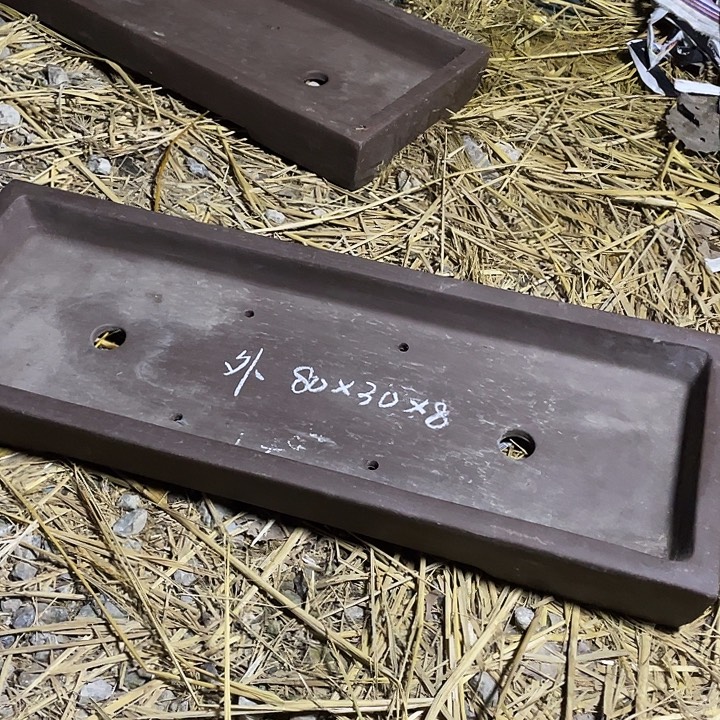 紫砂80长条盆一只