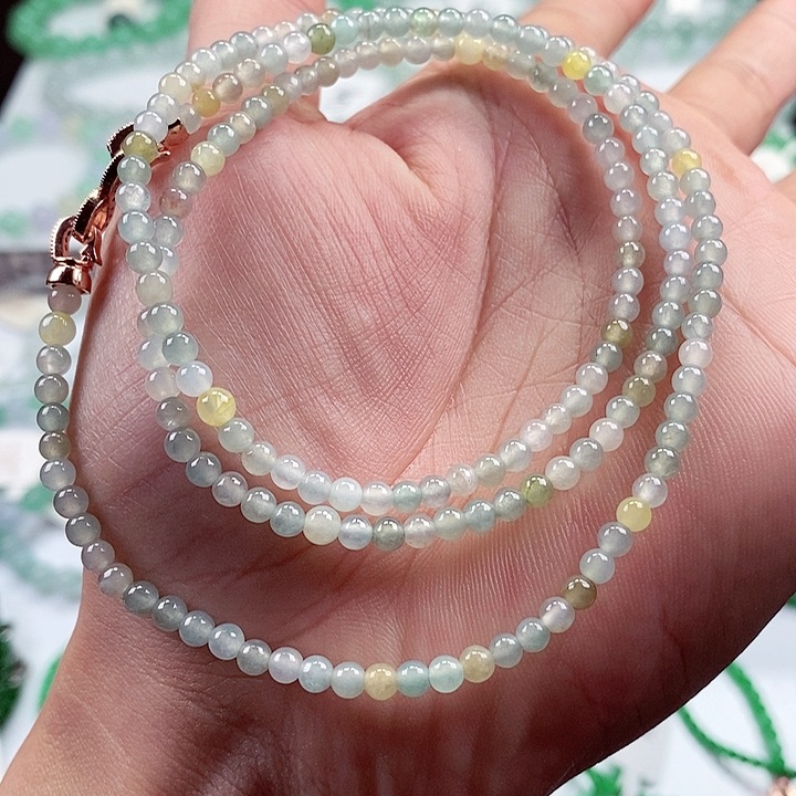 翡翠手链未镶嵌卡3+