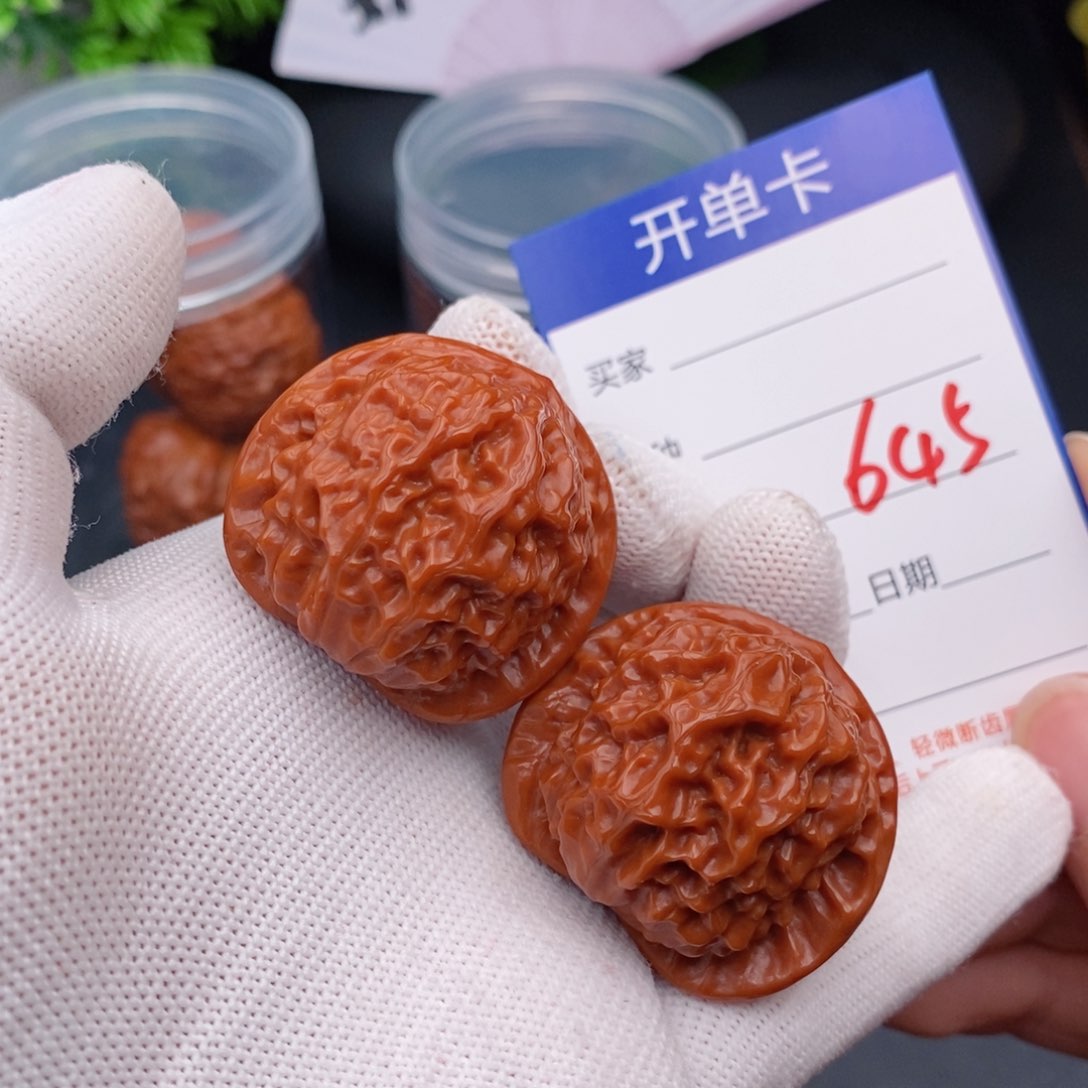 文玩核桃把件38瓷娃娃645