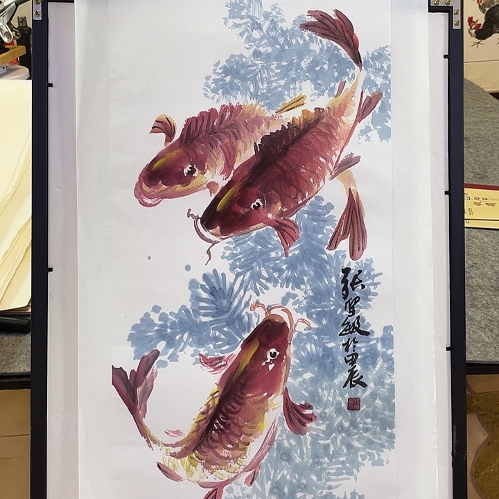国画张圣敏先生纯手绘作品