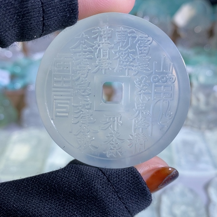 岫玉吊坠未镶嵌吊坠