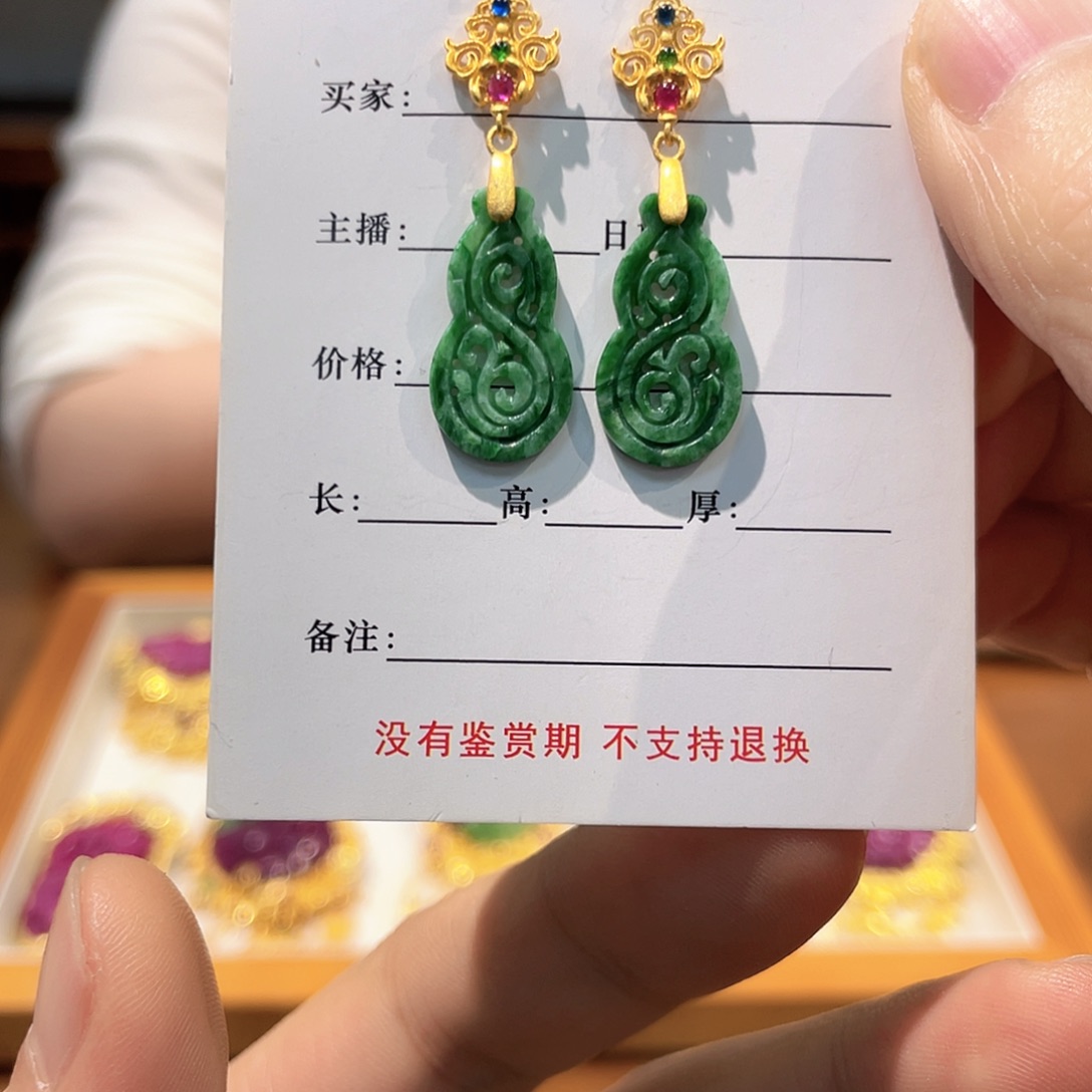 锦纶非金属耳坠耳饰